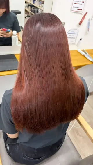 ロング カラー 伴 星来のヘアスタイル