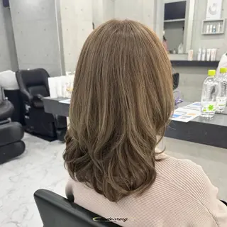 カラー Endearing 銀座/レイヤーカットのヘアスタイル