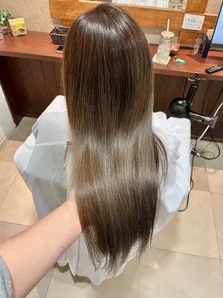 ロング カラー カットが上手い 💇♂🌸サク🌸のヘアスタイル