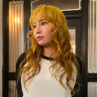 ロング カラー レイヤー/ベージュ mikuのヘアスタイル