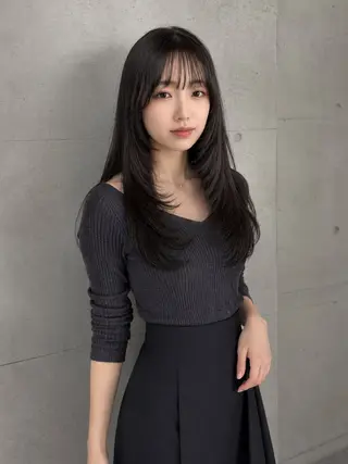 ミディアム カラー 一ノ瀬 暁のヘアスタイル