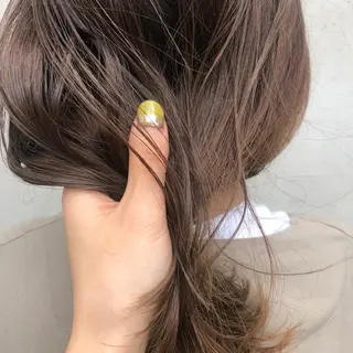 ミディアム カラー ヘアアレンジ 酸性縮毛矯正🧴韓国 レイヤー/髪質改善のヘアスタイル