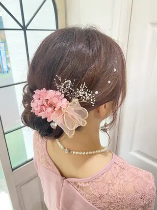 ヘアアレンジ uros.中目黒 moekaのヘアスタイル