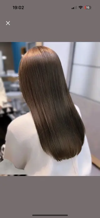 セミロング センター南　髪質改善 大引　優のヘアスタイル