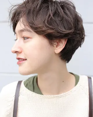 ショート カラー パーマ 坂本 裕介/パーマのヘアスタイル