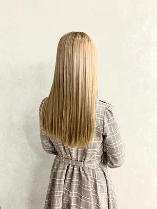 ロング カラー 武井　弘希 ブリーチなしカラー✨のヘアスタイル