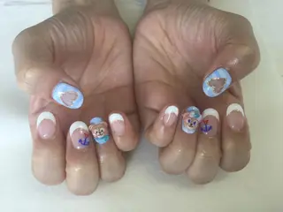 ネイル 💎🐰 saki. m 🐰💎のネイルデザイン