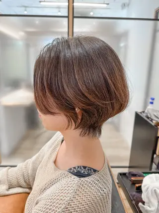 ショート シノハラ ガクト ショート/白髪ぼかしのヘアスタイル