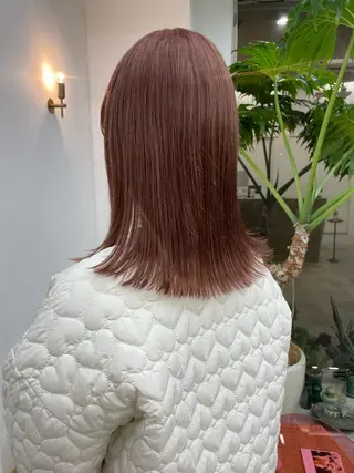 ミディアム カラー 垢抜けボブ/SAHO /OAK溝の口のヘアスタイル