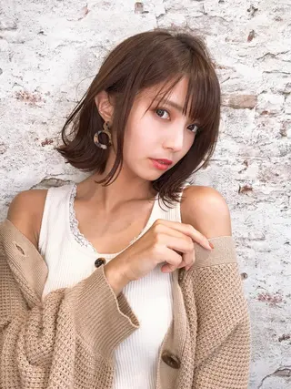ミディアム Hikaru Takahashiのヘアスタイル
