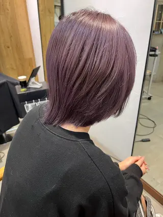 ミディアム カラー 赤み消しカラー/ ナチュラル/トモキのヘアスタイル