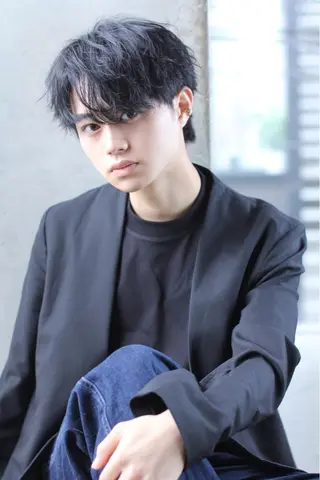 ショート パーマ メンズ 【メンズ特化】 ムネカタ アキトのヘアスタイル