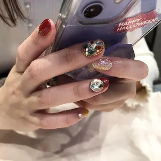 ネイル パラあり！フィルイン 美フォルムのネイルデザイン