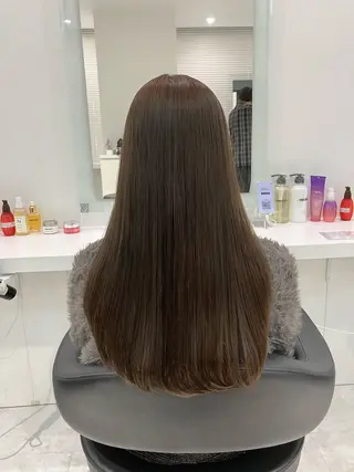 ロング カラー ヘアアレンジ 💓ブリーチ特化 透明感💓あい💓のヘアスタイル