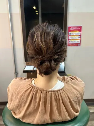 ヘアアレンジ 筑紫野美容師 すずのヘアスタイル