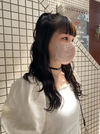 ロング 🍋暖色カラーヘアア レンジniina🍋のヘアスタイル