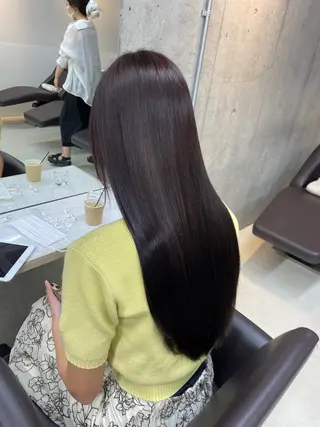 ロング カラー うる艶ヘア♡韓国好き 透明感　shotaのヘアスタイル