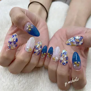 ネイル パラジェル有/ 長さだし/mahoのネイルデザイン