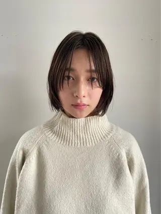 ミディアム カラー パーマ CEINE【セーヌ】 三軒茶屋のヘアスタイル