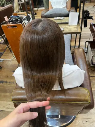ロング 東茉央/ブリーチ リタッチ🧸銀座のヘアスタイル
