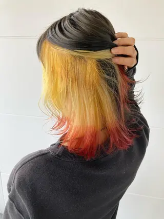 ミディアム タカツド ユウキのヘアスタイル