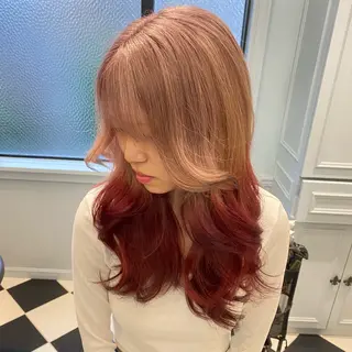 ロング カラー 大阪ハイトーン /MYUUのヘアスタイル