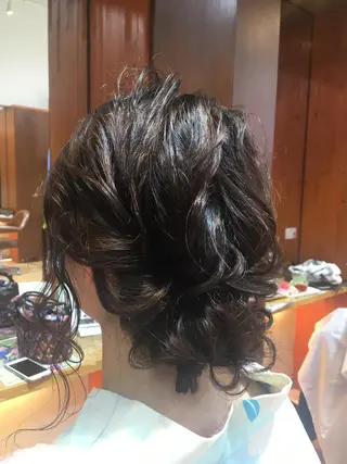 ミディアム ヘアアレンジ ✨🌿大人可愛い愛さ れhair🌿✨松本のヘアスタイル