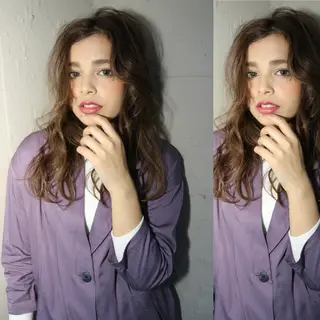 ロング カラー カラー🩵エクステ 人気No1💓ばんりのヘアスタイル