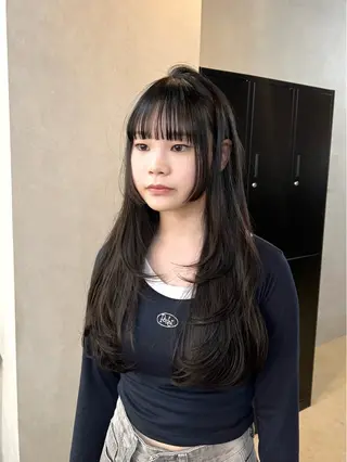 ロング 店長/レイヤーカット /大東悠生のヘアスタイル