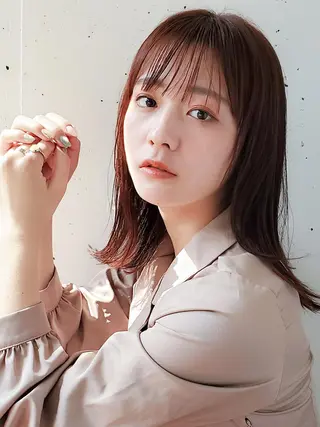 セミロング 髪質改善&透明感 ⭐️高本裕基のヘアスタイル