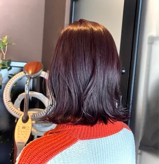 ショート カラー 韓国風🦋🦋モテ ヘアMIKU/表参道のヘアスタイル