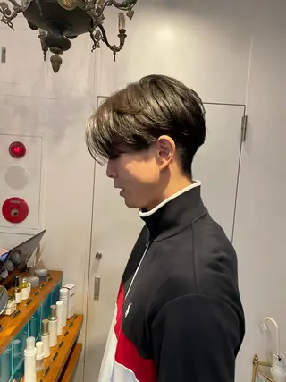 パーマ メンズ ナチュラル大人っぽい スタイル　MAORIのヘアスタイル