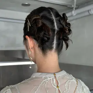 ヘアアレンジ 透明感カラー/set /hana🍀🪽‪のヘアスタイル