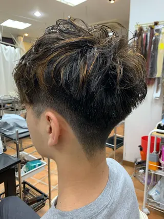 メンズ フリーランス理美容師 いさかのヘアスタイル