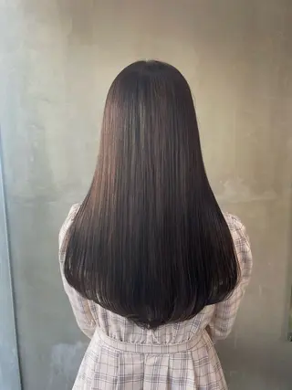 セミロング 川面 夕華のヘアスタイル