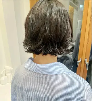 ショート カラー パーマ ヘアアレンジ 髪質改善ストレート✨ パーマヘア✨YUKIのヘアスタイル