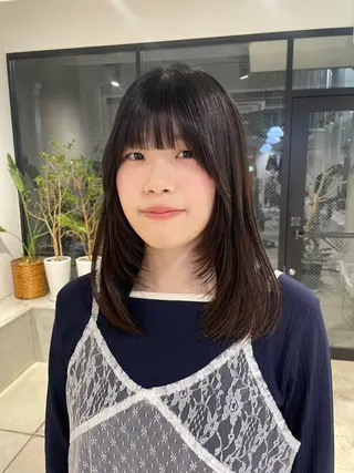 セミロング ユウナ🎀レイヤー/ 暖色カラーのヘアスタイル