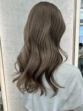 ロング カラー レイヤー&カラー 人気美容師倉崎涼のヘアスタイル