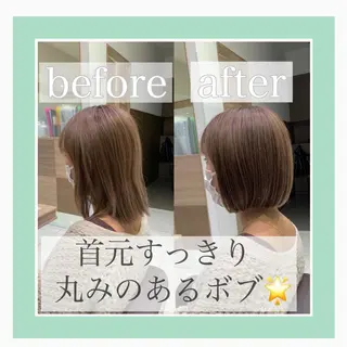 ショート ショート、ボブ/ 川鍋薫のヘアスタイル