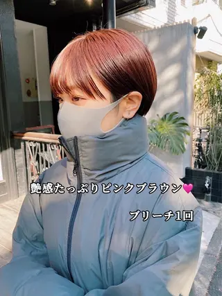 ショート カラー 🟩くすみカラー/ボ ブ/ショート/大司のヘアスタイル