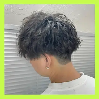 ショート パーマ メンズ メンズパーマ/新潟駅 NOBUTA🔥のヘアスタイル