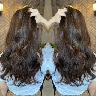 ロング カラー tocca 💜石田愛結💜のヘアスタイル