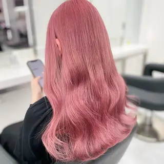 ロング カラー メンズ 【縮毛矯正ブリーチ】 MANATO🌈のヘアスタイル