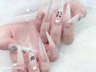 ネイル MoMoA Nail ネイル長さ出し専門店のネイルデザイン