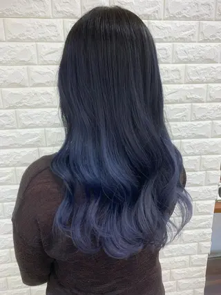 セミロング カラー 薄田 珠美のヘアスタイル