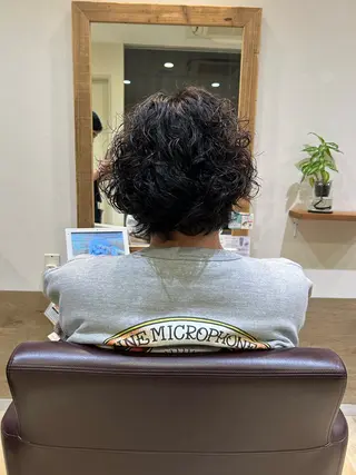 パーマ メンズ Nonoka 当日予約歓迎のヘアスタイル