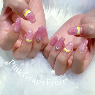 ネイル ️🫧もこ 艶感ネイル🫧のネイルデザイン