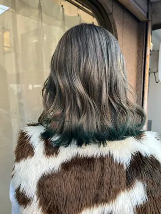 ミディアム 坂谷 BUCKS/縮毛矯正のヘアスタイル
