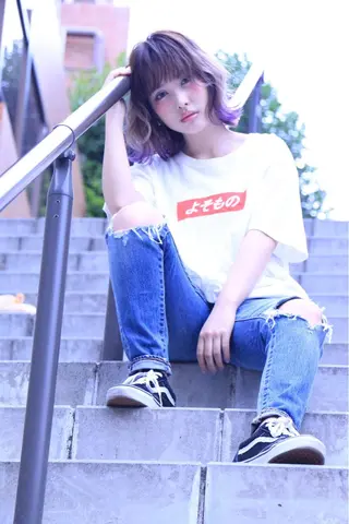 ミディアム 一ノ瀬 暁のヘアスタイル