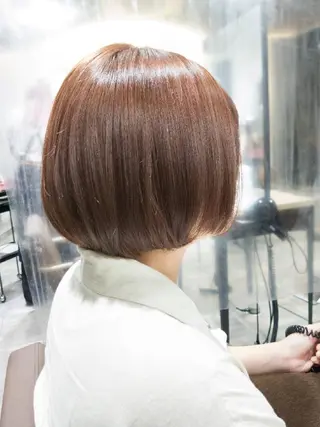 ショート カラー 東梅田/美髪矯正/ 大貫一輝のヘアスタイル